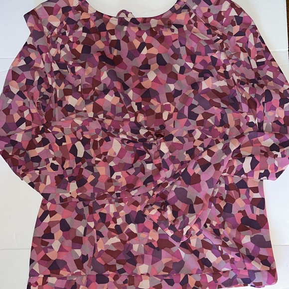 Cabi #571 Purple/Pink Mosaic Blouse Top Size M - Picture 2 of 7